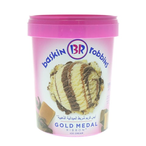 Baskin Robbins Gold Medal Ribbon Ice Cream 1l
