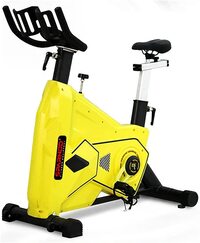 Sparnod Fitness SSB-16 Commercial Spin Bike Exercise Cycle with Comfortable Seat Cushion, Silent Belt Drive, Heavy Flywheel for Cardio Training and Workout (Free Installation Service)