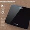 Renpho Digital Bathroom Scales For Body Weight, Weighing Scale Electronic Bath Scales With High Precision Sensors Accurate Weight Machine For People, LED Display, Black, 180Kg, Core 1S