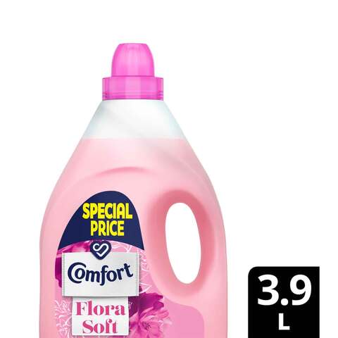 Comfort Liquid fabric conditioner flora soft scent 3.9 L