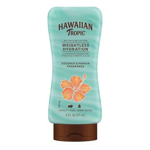 Hawaiian Tropic Silk Hydration Weightless After Sun Gel Lotion Green 177ml
