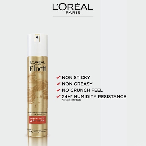 L&#39;Oreal Paris Elnett Normal Hold Hair Spray Clear 200ml