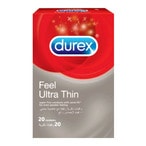 Buy Durex Feel Ultra Thin Condoms Clear 20 count in UAE