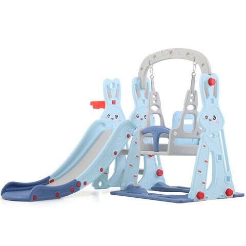 Plastic slide 2024 with swing