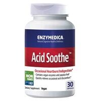 Enzymedica Acid Soothe Vegan Dietary Supplement 30 Capsules