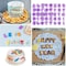 Beauenty - 100Pcs Fondant Cake Cutter Cookie Bakeware Icing Decoration Kit With Flower Modelling Mold Mould Fondant Tools Dough Roller Rolling Pin Full Set