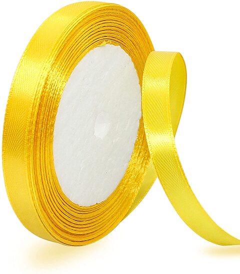 Satin sale yellow ribbon