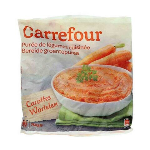 Carrefour Frozen Mashed Carrots 750g