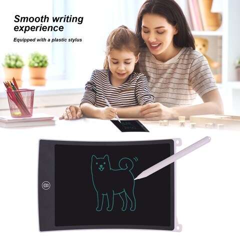 at Home School NEIQII LCD Writing Tablet 8.5 Inch Electronic Doodle Board Colorful Screen Drawing Pad for Kid's Art Creation,Erasable,Reusable,Portable Educational Toys Gifts for Boy and Girls Age 3 