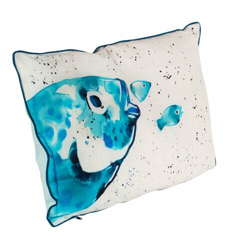 Teal store rectangular pillow