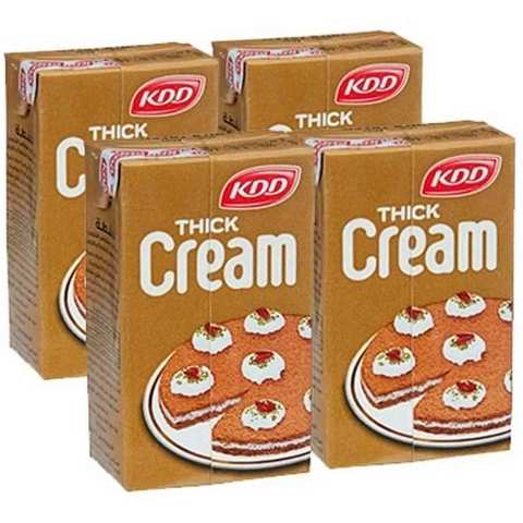 KDD Thick Cream 125 Ml 4 Pieces