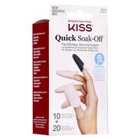 Kiss Quick Soak Off Nail Caps KSO01 Multicolour