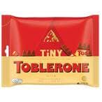 Buy Toblerone Tiny Swiss Milk Chocolate Bars With Honey And Almond Nougat Minis Sharing Pack 200g in UAE