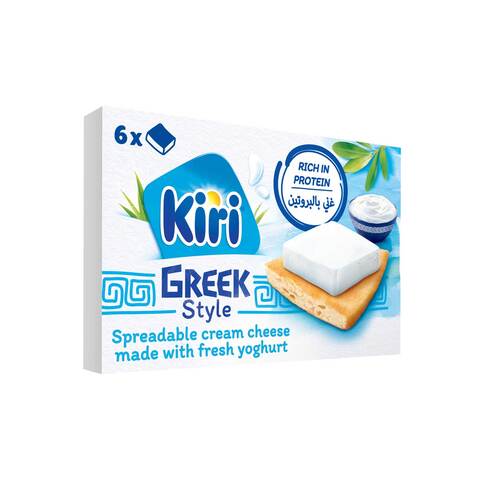 Kiri Greek Style Cheese Squares 100g 6 Portions
