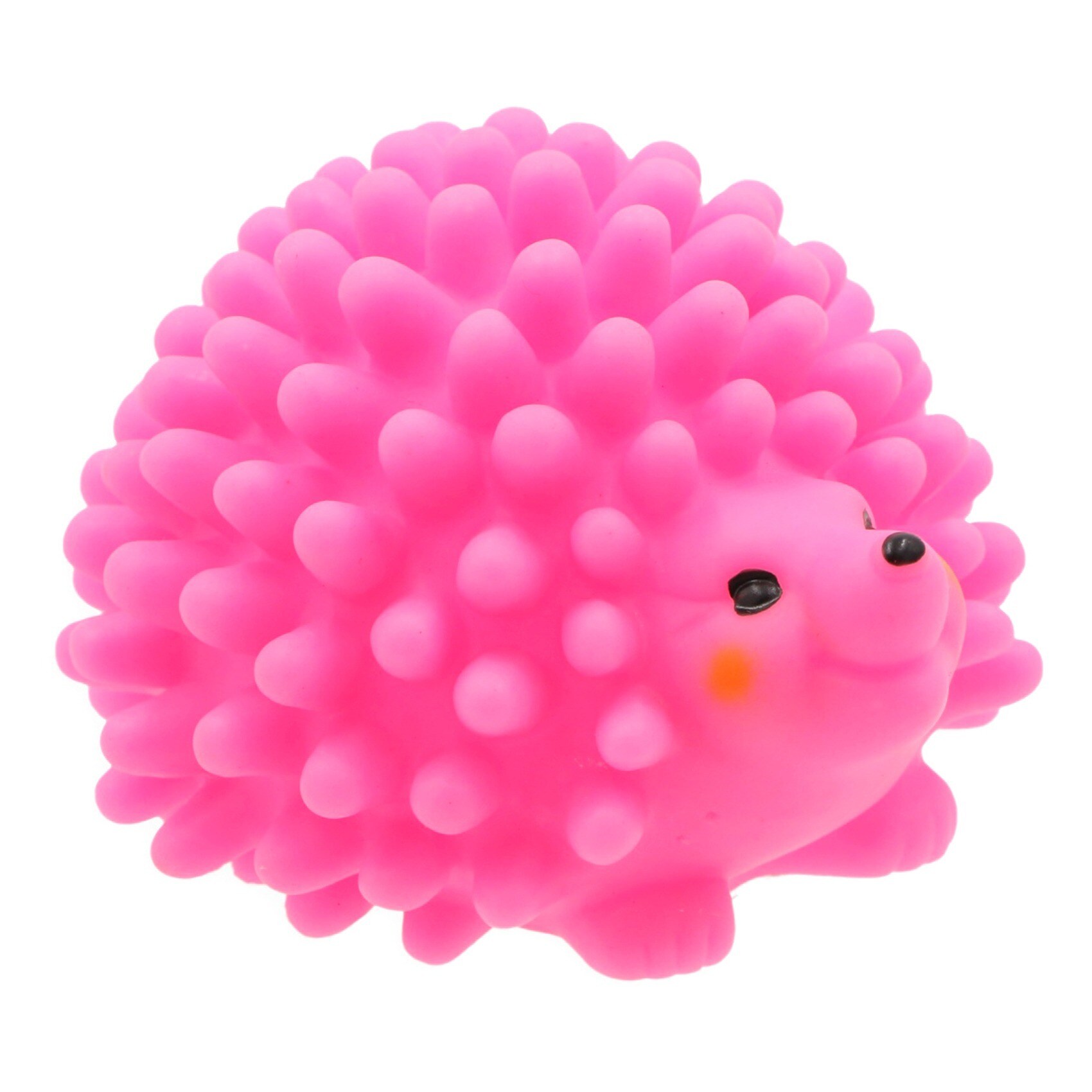 Pink hedgehog dog clearance toy