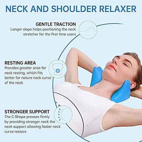 Neck Stretcher for Pain Relief, Neck and Shoulder Relaxer Cervical