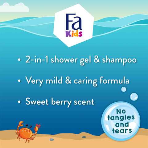 Fa Kids Pirate Fantasy Shower Gel &amp; Shampoo, 250ML