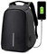 Generic Anti-Theft Laptop Backpack With Usb Charging, Unisex Casual Fashion, Anti-Scratch, Waterproof Night Safety School Bag Black -
