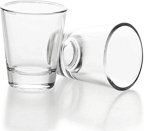 LIHAN Shot Glasses Sets with Heavy Base, Clear Shot Glass Set of 6-30ML