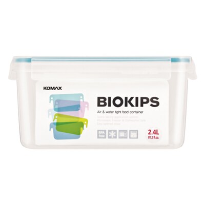 Komax Biokips Rectangular Air & Water Tight Food Container 450ml