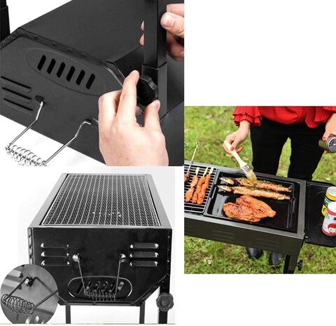 Buy Barbecue Charcoal Mat Grill Foldable BBQ Grill for Outdoor