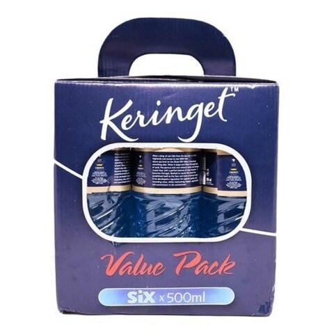 Keringet Natural Mineral Water 500ml x Pack of 6