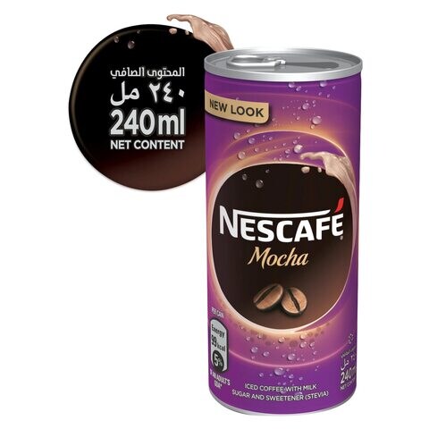Nescafe Mocha Chilled Coffee 240ml Pack of 6
