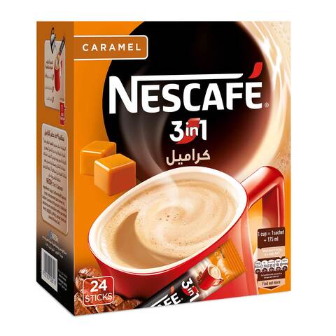 Nescaf&eacute; 3In1 Caramel - 18 gram - 24 Sachets