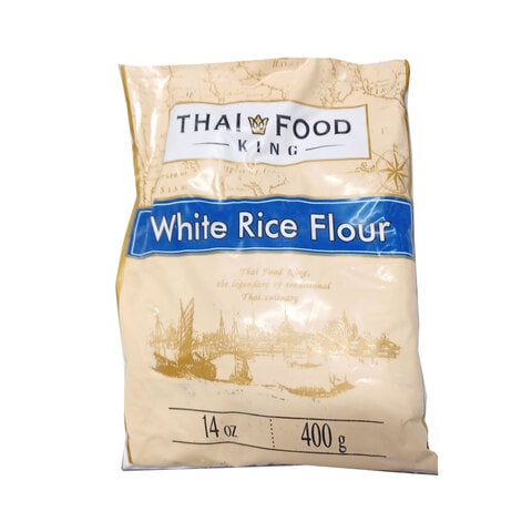ملك الطعام التايلاندي دقيق الأرز الأبيض 400 جرام