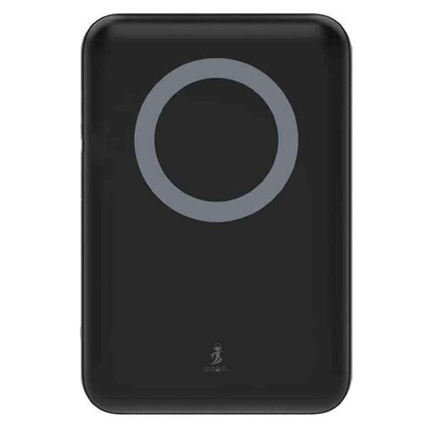 Smart AirConnect Magnetic Wireless Power Bank 10000mAh Black