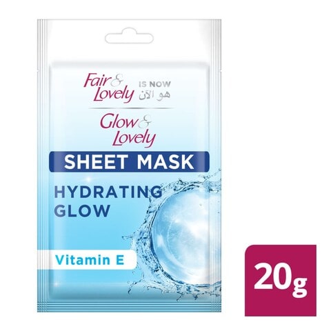Glow And Lovely Vitamim E Hydrating Glow Sheet Mask White 20g