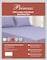 Deyarco Princess Flat Sheet 3pc-Fabric: Cotton Poly Easy Iron - Color: White -Size: Double 200X240cm + 2 Pillowcase Size: 50X75cm