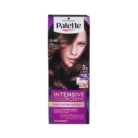 Palette Intensive Color Cream Hair Dye, Dark Chocolate - 3-65