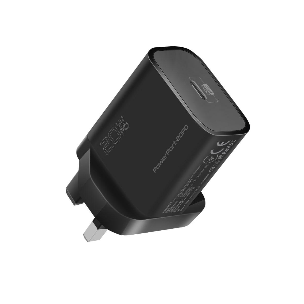 Buy Promate Usb C Power Delivery Wall Charger w Fast Charging Compact Power Adapter With Type C Power Delivery And Automatic Voltage Regulation For Iphone 12 12 Mini 12 Pro 12 Pro Max Galaxy Online Shop
