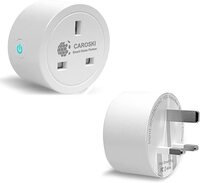 Smart Plugs That Work with Alexa Google Home and Smart things Smart Socket with Remote Control and Timer Function 2.4 GHz Wi-Fi Only
