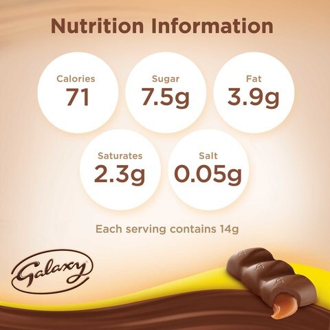 Galaxy Minis Caramel Chocolate 168g