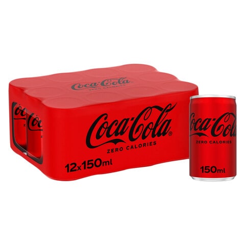 اشتري كوكا كولا زيرو 150مل ×12 عبوات في السعودية
