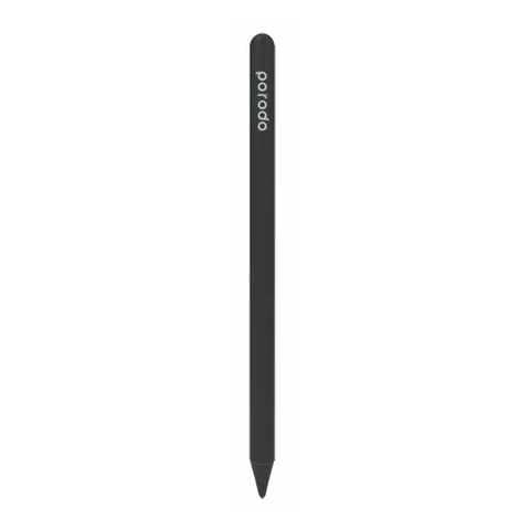 Porodo Apple Pencil, Stylus Pen For Touch Screens, Rechargeable 1.5Mm Fine Point Active Stylus, Ipad Pro 11/12.9 Inch, Ipad Air(3Rd Gen), Ipad Mini - Black