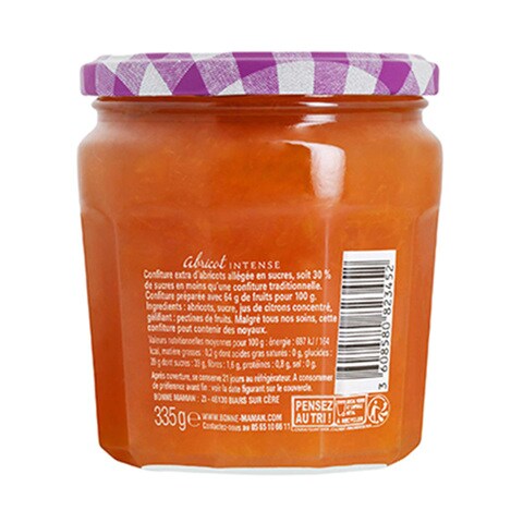Bonne Maman Jam, Apricot Confiture, 13 Oz /370 Gr