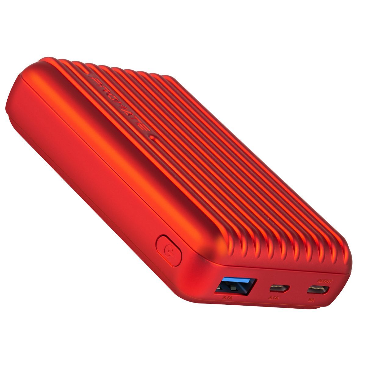 Buy Promate Titan 10c 10000mah Battery Charger With Type C And Micro Usb Input And Ultra Fast 2 1a Usb Port Red Online Shop Smartphones Tablets Wearables On Carrefour Uae