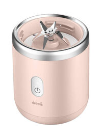Deerma Portable Automatic Multi Functional USB Rechargeable Juicer Cup 400 ml 140 W Demnu05 Pink