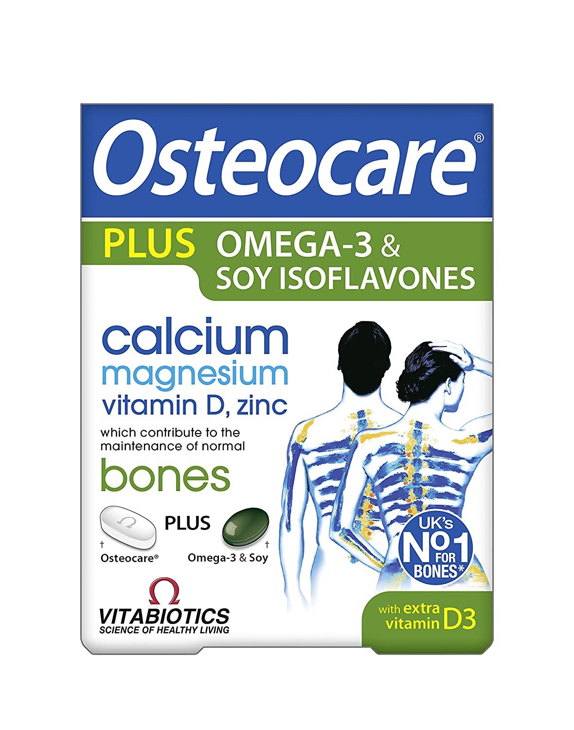 Buy Vitabiotics Osteocare Plus Tab 56s Caps 28s Online Shop Health Fitness On Carrefour Uae