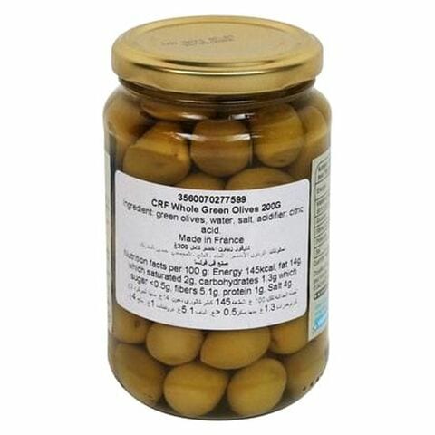 Carrefour Green Olives 200g