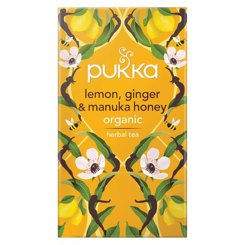Pukka Organic Lemon Ginger Honey Tea 40g