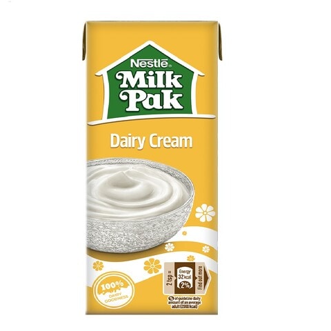 Milk and deals cream