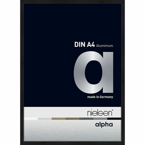 Nielsen Alpha 21cm x 29.7cm Aluminum Picture Frame - A4 - Frosted Silver
