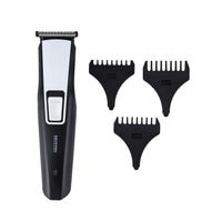 Krypton Rechargeable Hair &amp; Beard Trimmer - Cordless Trimmer - Mens Beard And Stubble Trimmer - 40 Minutes Working Time - Hair Clipper &amp; Beard Stubble Trimmer With 3 Combs, 2 Years Warranty