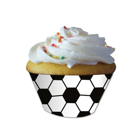 Generic Sports Fanatic Soccer Cupcake Wrappers