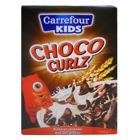 Buy Carrefour Kids Chocolate Cereals 375g in Saudi Arabia