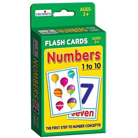 Creative&#39;s Flash Cards Numbers 1 To 10 Multicolour